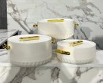 Luxury Royal Gold Handle Hotpot Set of 3 - Image 2